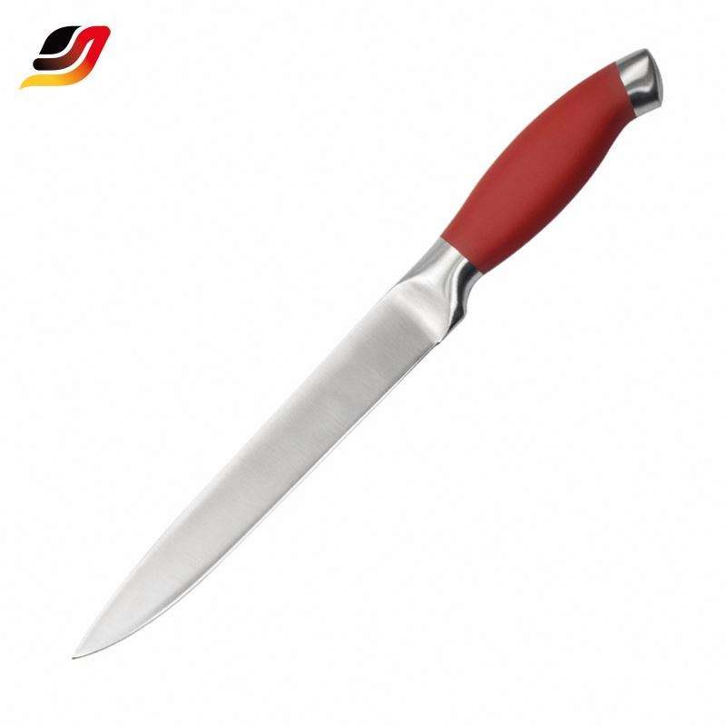 JJ Factory Directly Wholesale Kitchen Chef Knives Stainless Steel 6 PCS Kitchen Knife Set with Hollow Coated Handle