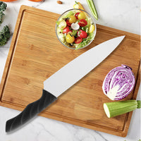 JJ Custom 8 Inch 3cr13 Stainless Steel Chef Knife Kitchen Knife with Plastic Handle for Food Preparation