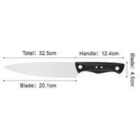 JJ Wholesale 3cr13 Edelstahl japanisches Santoku-Kochmesser Küchenmesser