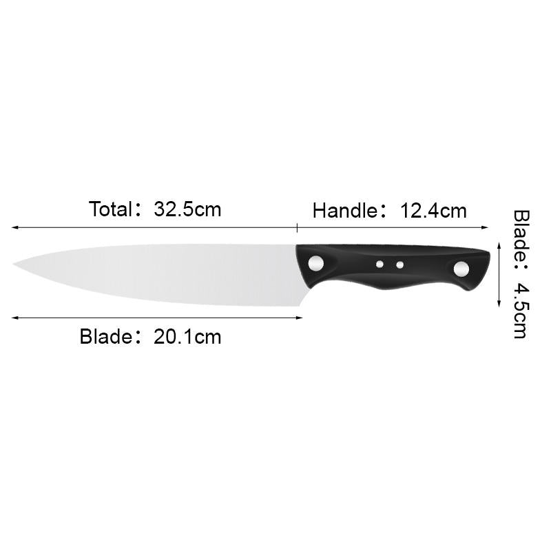 JJ Wholesale 3cr13 Edelstahl japanisches Santoku-Kochmesser Küchenmesser