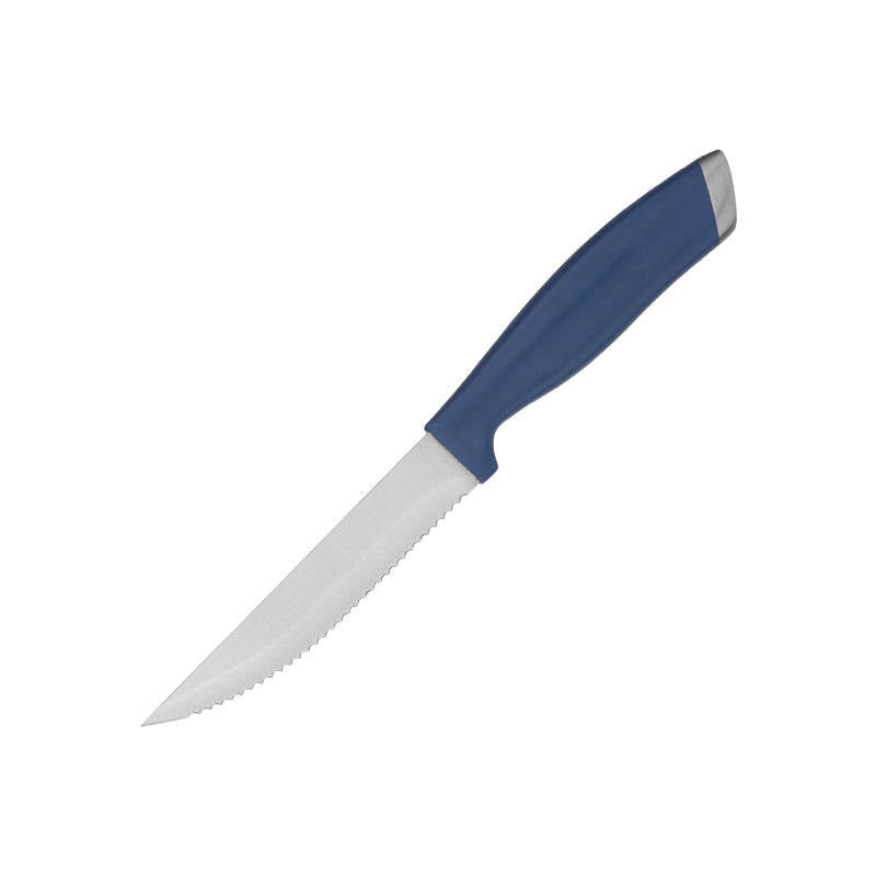 JJ Professional Custom Blue 13-piecs Kitchen Knife Set 3Cr13 Stainless Steel with ABS Handle Japanese Chef Steak Carving Knife