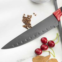 JJ High Quality Stainless Steel Kitchen Knives Set Tools Forged Kitchen Knives Scissors Peeler Set 6pcs Chef Paring Knife