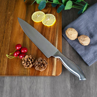 JJ Factory Wholesale 14 Piece Kitchen Chef Knife Cooking Stainless Steel 3Cr13 Rubber Wood Knife Set with Block