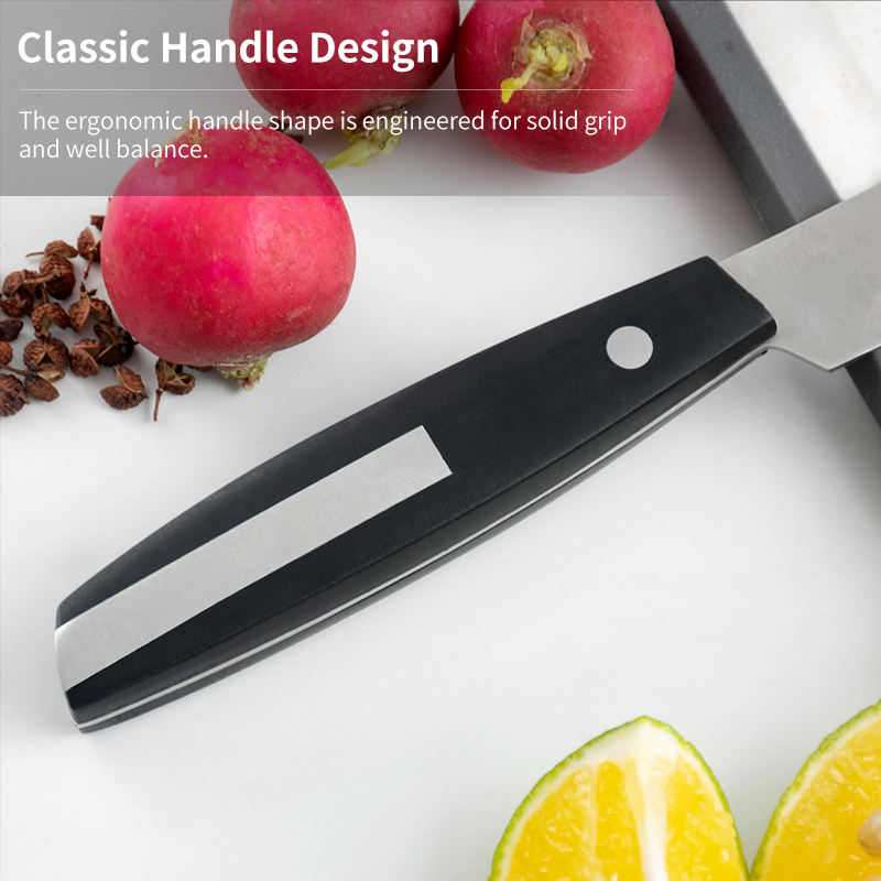 JJ Stainless Steel Steak Knife Set with ABS Handle - 4.5"