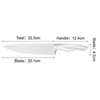 JJ custom 8 inch 3cr13 stainless steel Chef Knife Kitchen Knife with Hollow handle