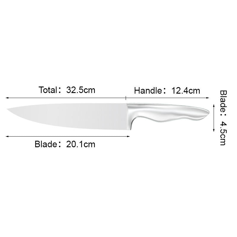 JJ custom 8 inch 3cr13 stainless steel Chef Knife Kitchen Knife with Hollow handle
