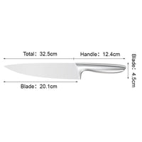 JJ Custom 3cr13 Stainless Steel Chef Knife Kitchen Knife with Hollow Handle