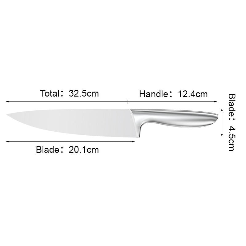 JJ Custom 3cr13 Stainless Steel Chef Knife Kitchen Knife with Hollow Handle