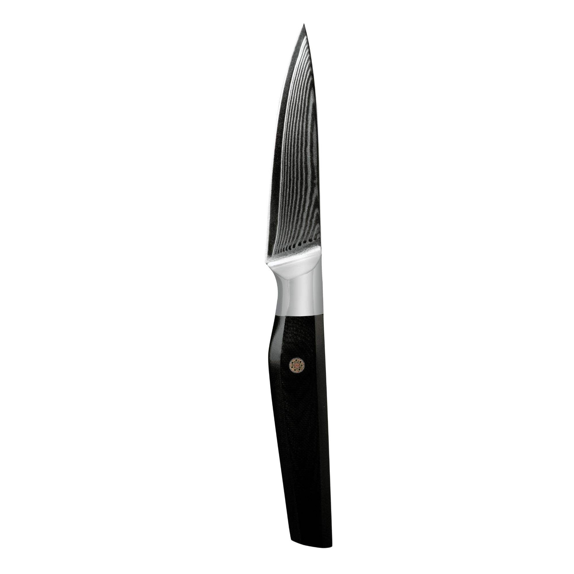 JJ 3.5" Paring Knife Japanese 67 Layers Damascus Steel with Octagonal G10 Handle Custom Kitchen Knife