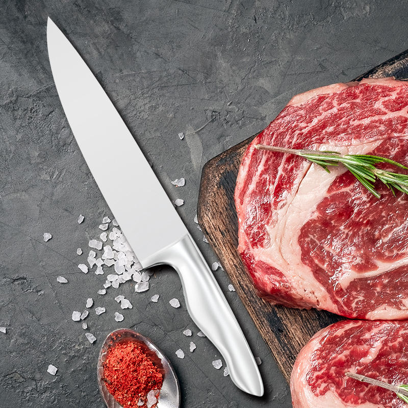 JJ custom 8 inch 3cr13 stainless steel Chef Knife Kitchen Knife with Hollow handle