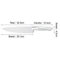 JJ custom 8 inch 3cr13 stainless steel Chef Knife Kitchen Knife with Hollow handle