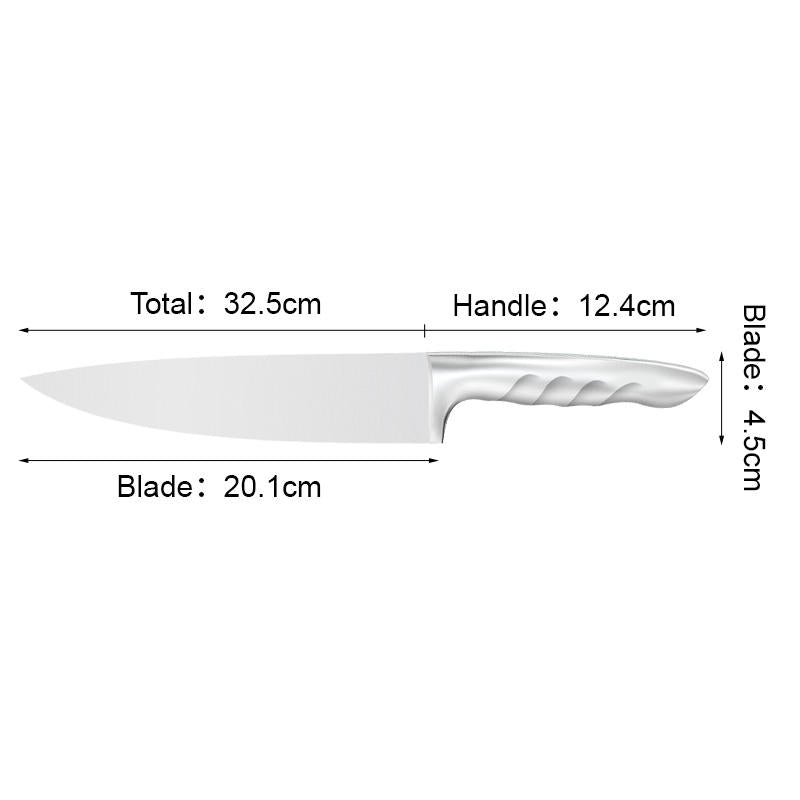 JJ custom 8 inch 3cr13 stainless steel Chef Knife Kitchen Knife with Hollow handle