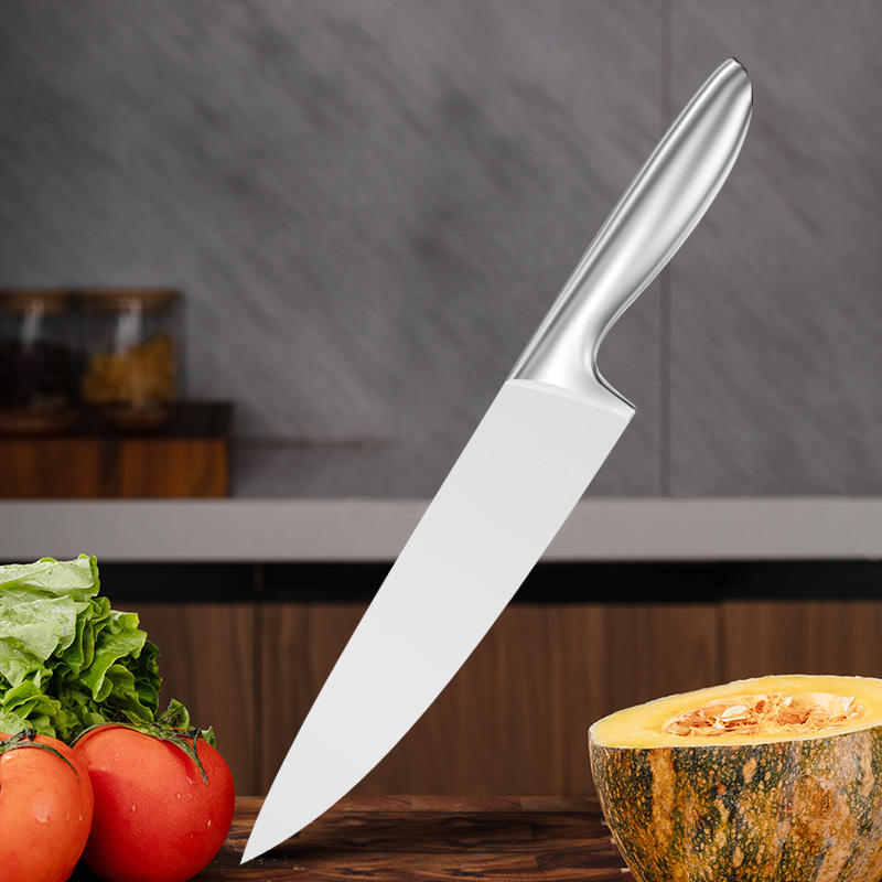 JJ Custom 3cr13 Stainless Steel Chef Knife Kitchen Knife with Hollow Handle