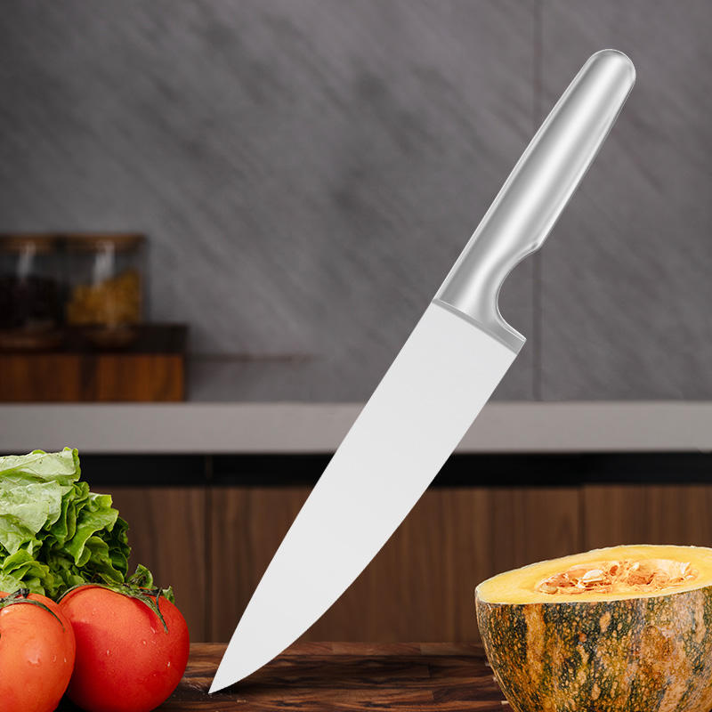 JJ Custom 8 Inch 3cr13 Stainless Steel Chef Knife Kitchen Knife Hollow Handle for Food Professionals