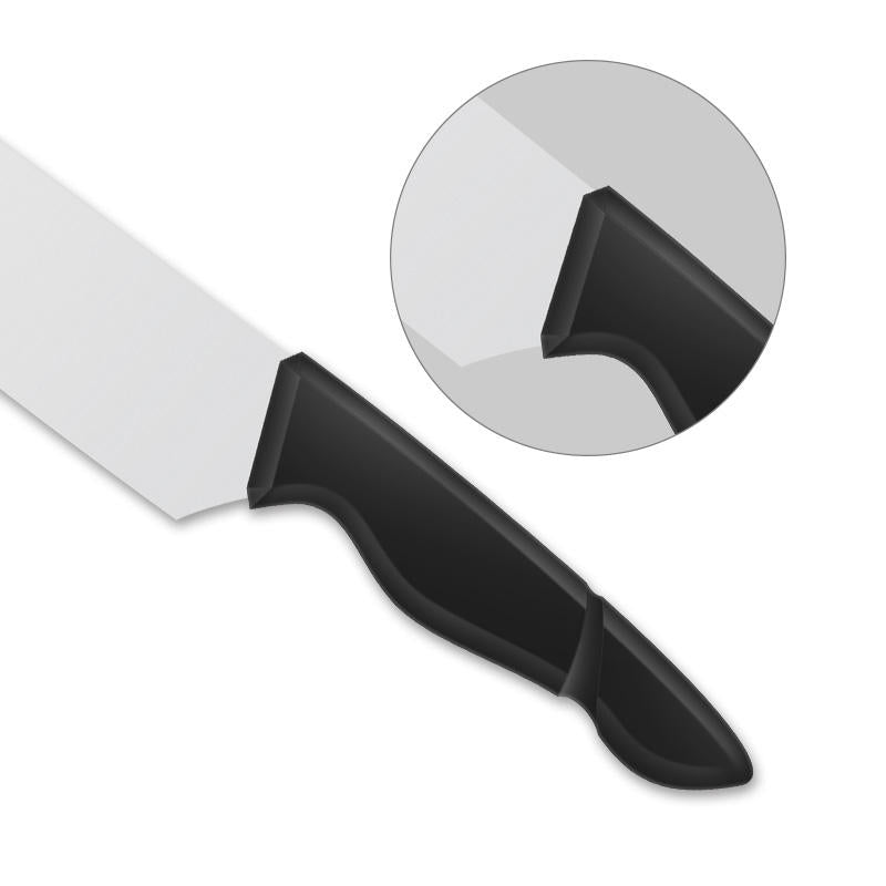 JJ custom profession 8 inch 3cr13 stainless steel Chef Knife Kitchen Knife with pp handle