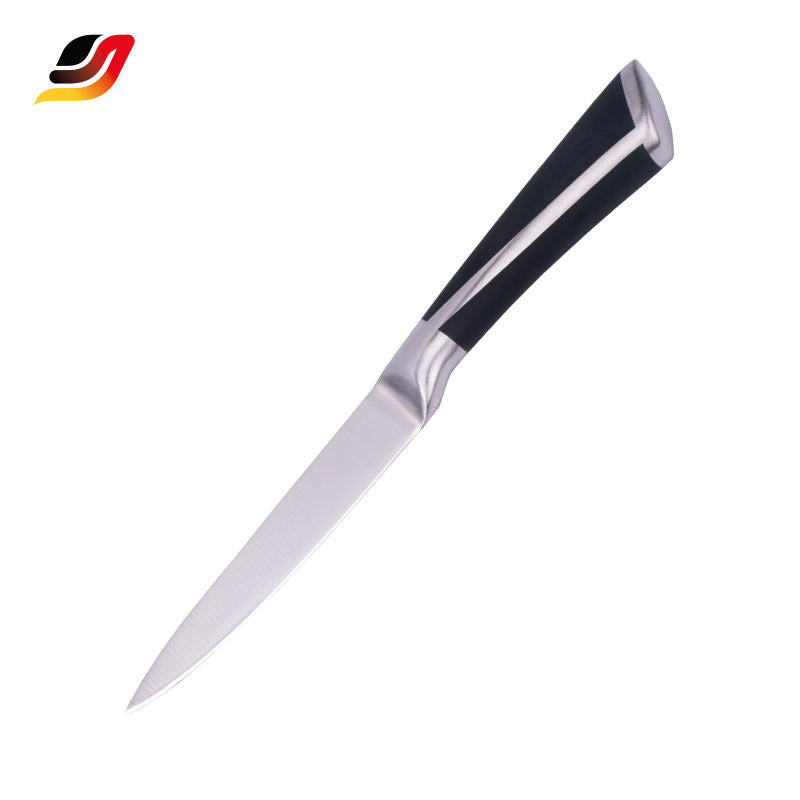JJ High Quality Stainless Steel Chef Knife Non-stick Knife Eco-friendly 5Pcs Kitchen Knife Set
