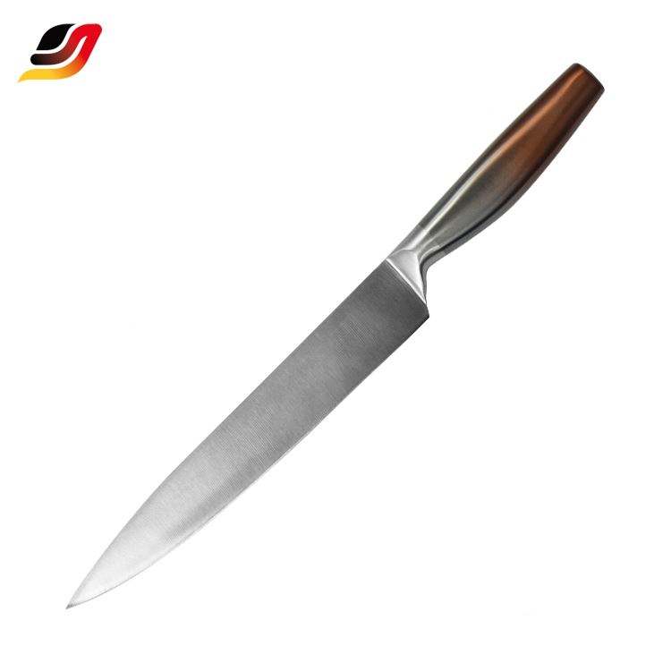 JJ Factory Direct Sale sharp Blade Stainless Steel Hollow Handle Painting Coated 6 Pcs Kitchen Knife Set