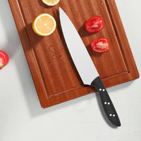 JJ custom 8 inch 3cr13 stainless steel Chef Knife Kitchen Knife with black PP handle