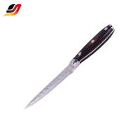 JJ Customization Stainless Steel Pakka Wood Handle Chef Knife Set Forged 5 PCS Kitchen Knife Set