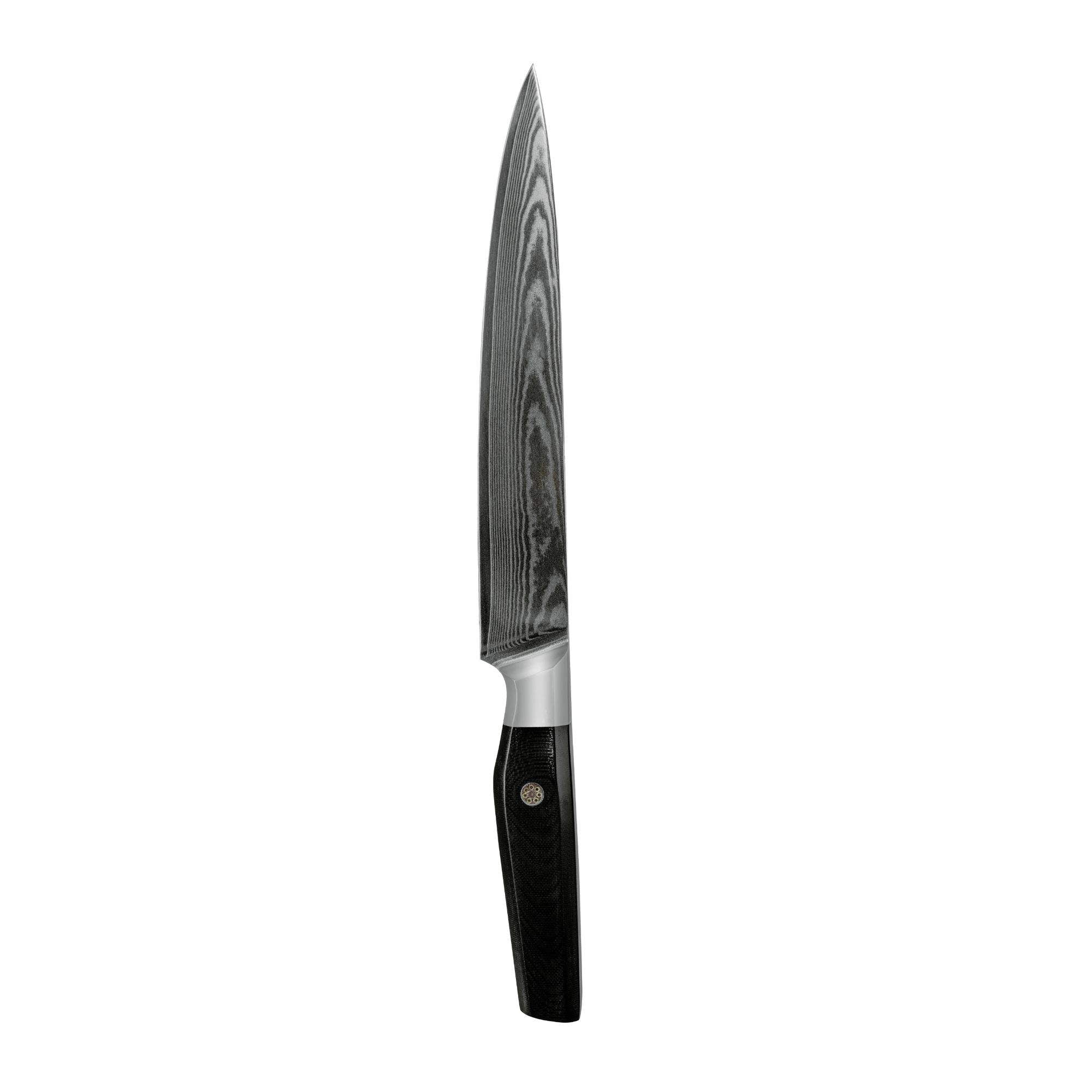 JJ 5" Utility Knife Japanese 67 Layers Damascus Steel with Octagonal G10 Handle Custom Kitchen Knife