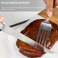 JJ 4.5" 2Cr13 Stainless Steel Steak Knife Set | 6PCS