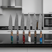 6把大马士革钢刀场景3-极简现代