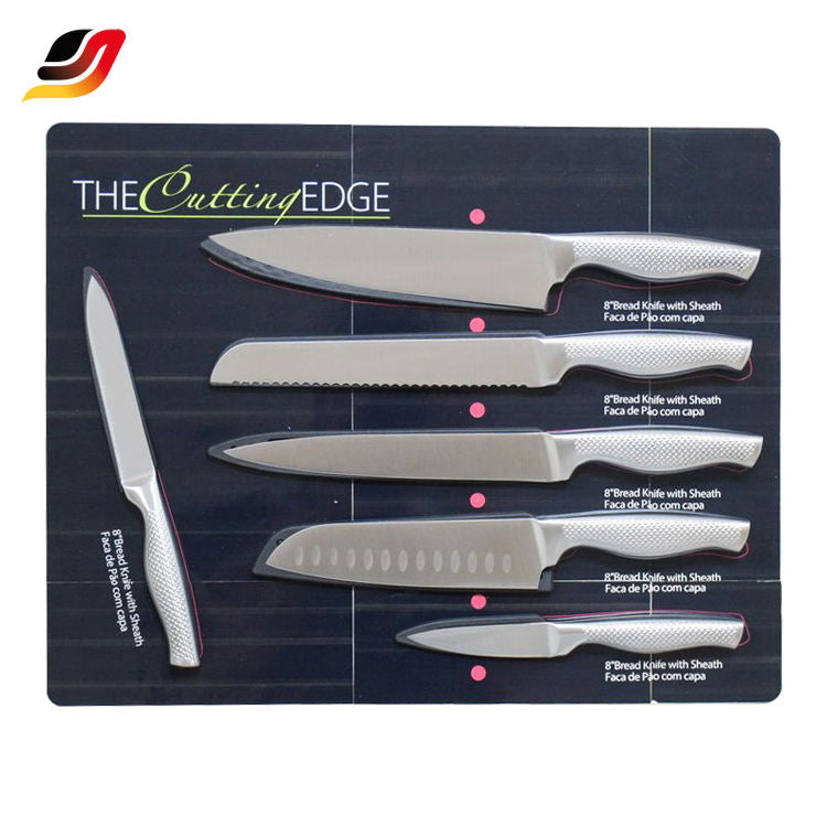JJ Newest Durable 6 Pcs Kitchen Knife Set with Hollow Handle