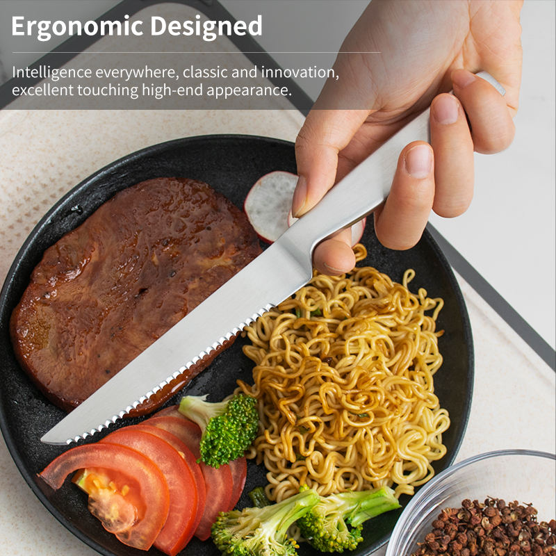 JJ 4.5" 2Cr13 Stainless Steel Steak Knife Set | 6PCS