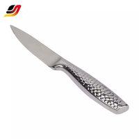 JJ Hot Sale 4 PCS Kitchen Cooking Meat Cutting Chef Knives S/S 430 Handle Stainless Steel Kitchen Knife Set