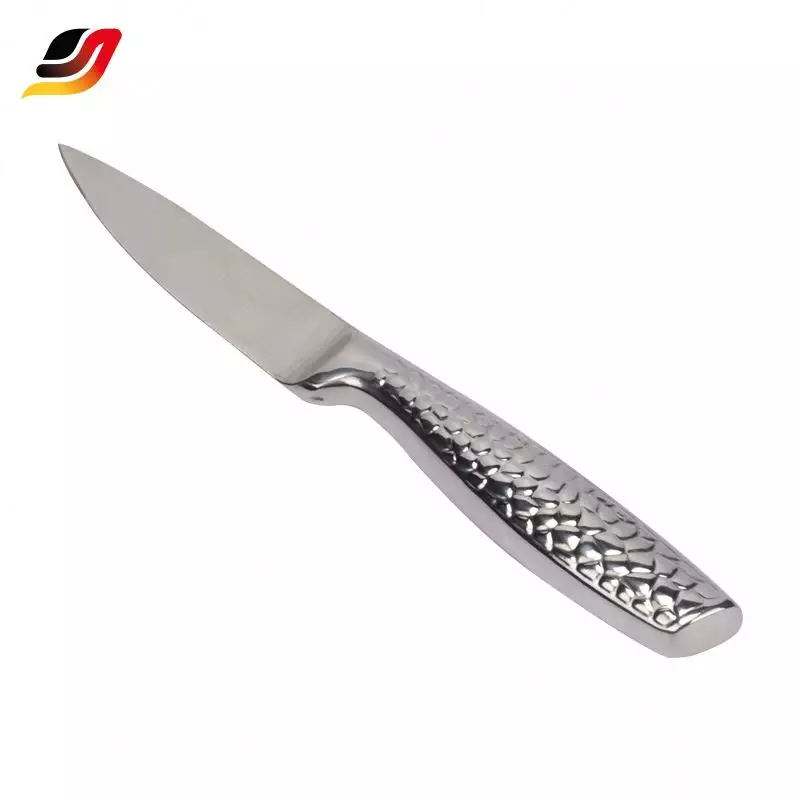 JJ Hot Sale 4 PCS Kitchen Cooking Meat Cutting Chef Knives S/S 430 Handle Stainless Steel Kitchen Knife Set
