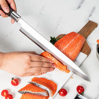 JJ Japanese 300mm Slicing Sashimi Knife 5cr15 Sakimaru Sushi Knives Stainless Steel Sushi Knife With Wenge Wood Handle