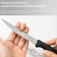 JJ 4.5" 3Cr13 Stainless Steel Steak Knife Set - PP Handle | 4PCS