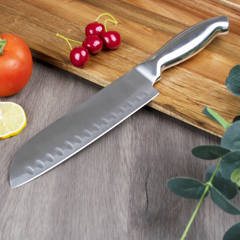 JJ Factory Wholesale 14 Piece Kitchen Chef Knife Cooking Stainless Steel 3Cr13 Rubber Wood Knife Set with Block