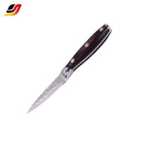 JJ Customization Stainless Steel Pakka Wood Handle Chef Knife Set Forged 5 PCS Kitchen Knife Set