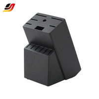 JJ OEM 14pcs/Set Kitchen Cutting Tool Block Set Sharpener Stainless Steel Blade Wood Handle Kitchen Knife Set
