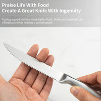 JJ  4.5" 3Cr13 Stainless Steel Steak Knife Set | 4PCS