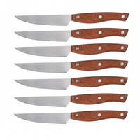 木柄牛排刀6把排列-修正版