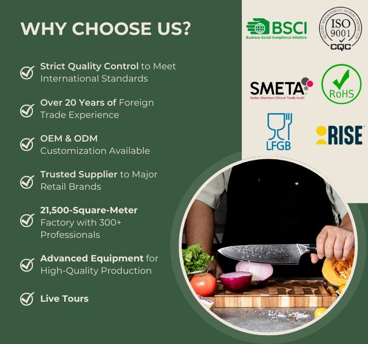 JJ Premium Rose Gold Steak Knife Set Titanium Coating - 4.5"