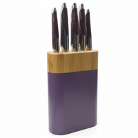 紫色刀具套装-白底抠图