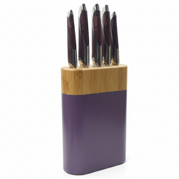 紫色刀具套装-白底抠图