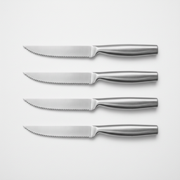 全不锈钢牛排刀白底图