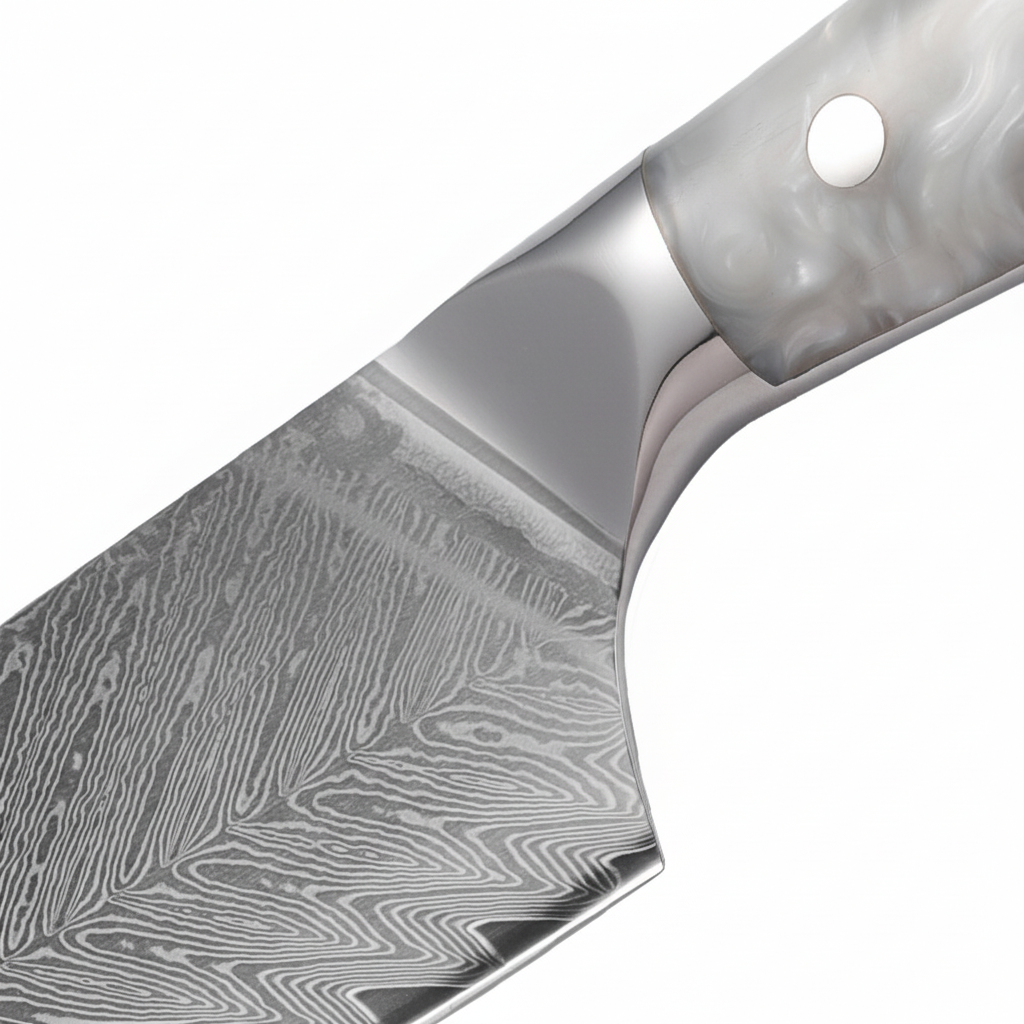 大马士革刀刃特写-超高清