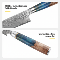 大马士革钢刀手柄细节-正方形