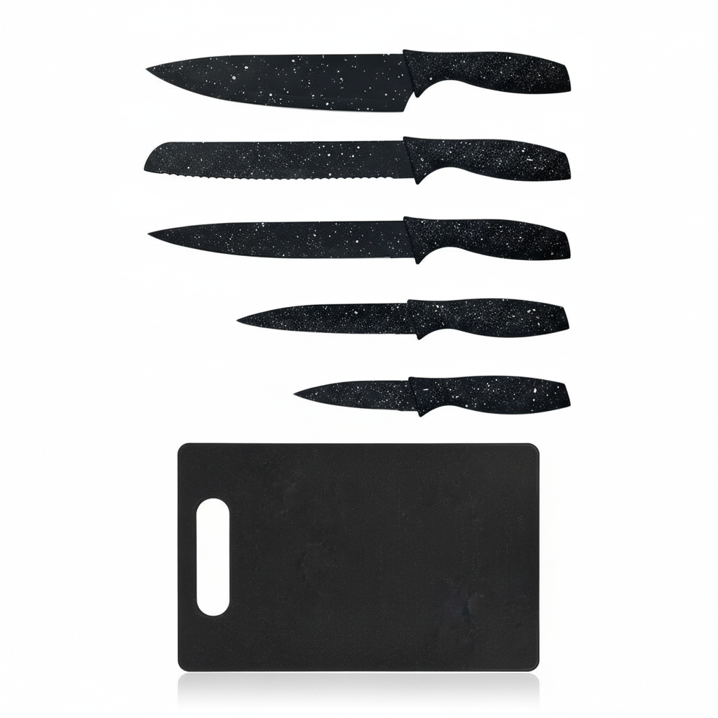 黑色斑点刀具套装-组合图