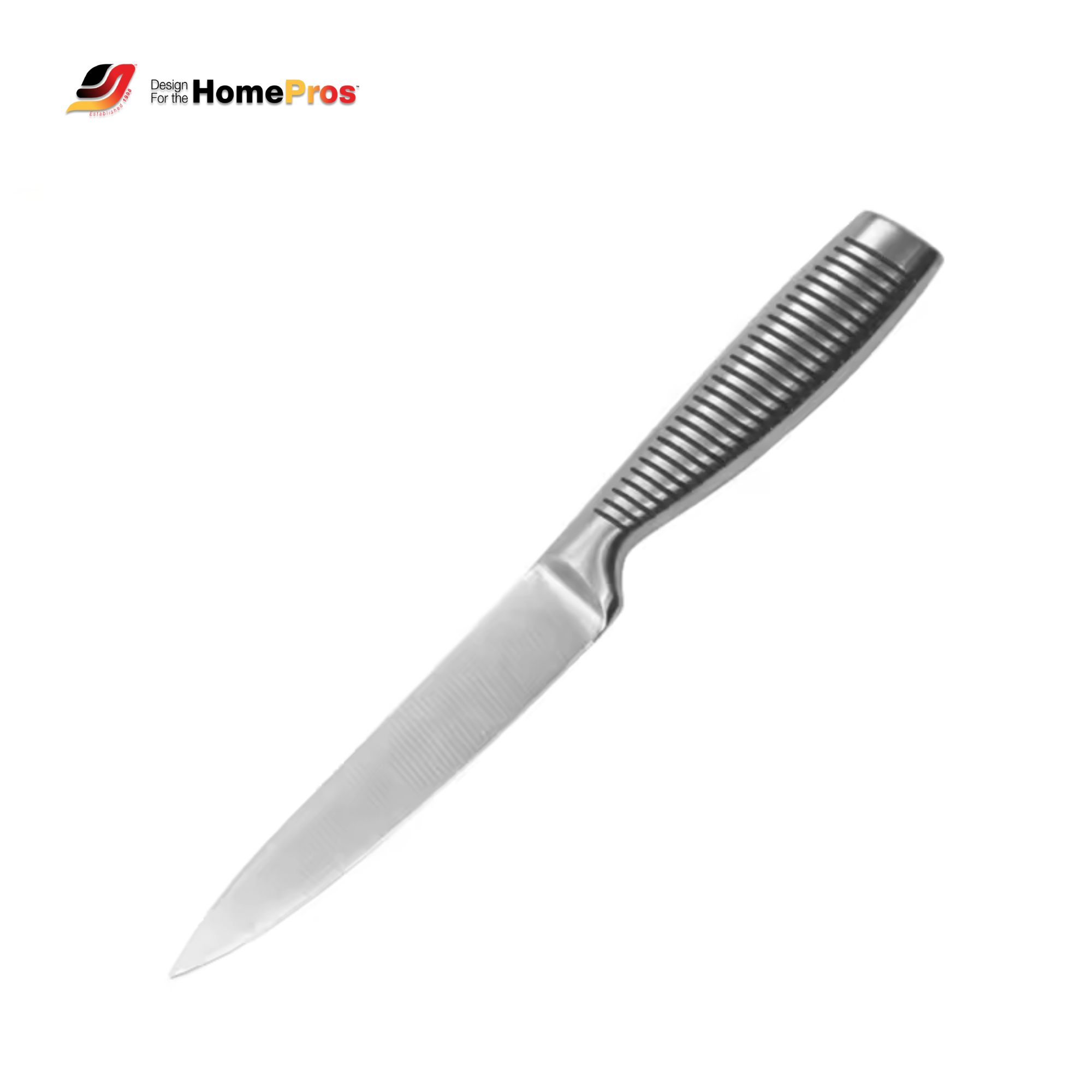 JJ Professional Japanese Chef Knives Stainless Steel 6PCS Kitchen Knife Set with Wooden Block