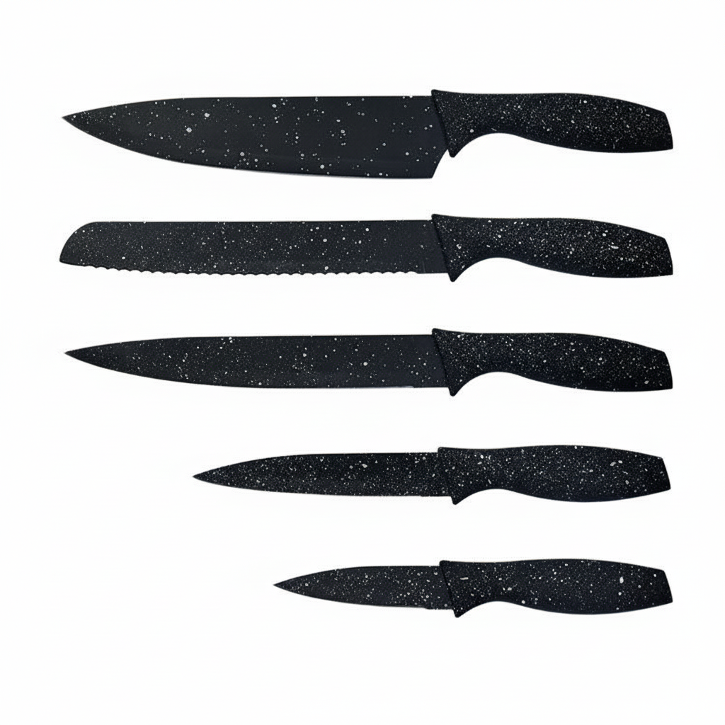 黑色斑点刀具套装-无LOGO