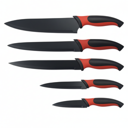 红黑手柄刀具套装-无LOGO