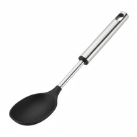 黑色硅胶实心勺-无LOGO