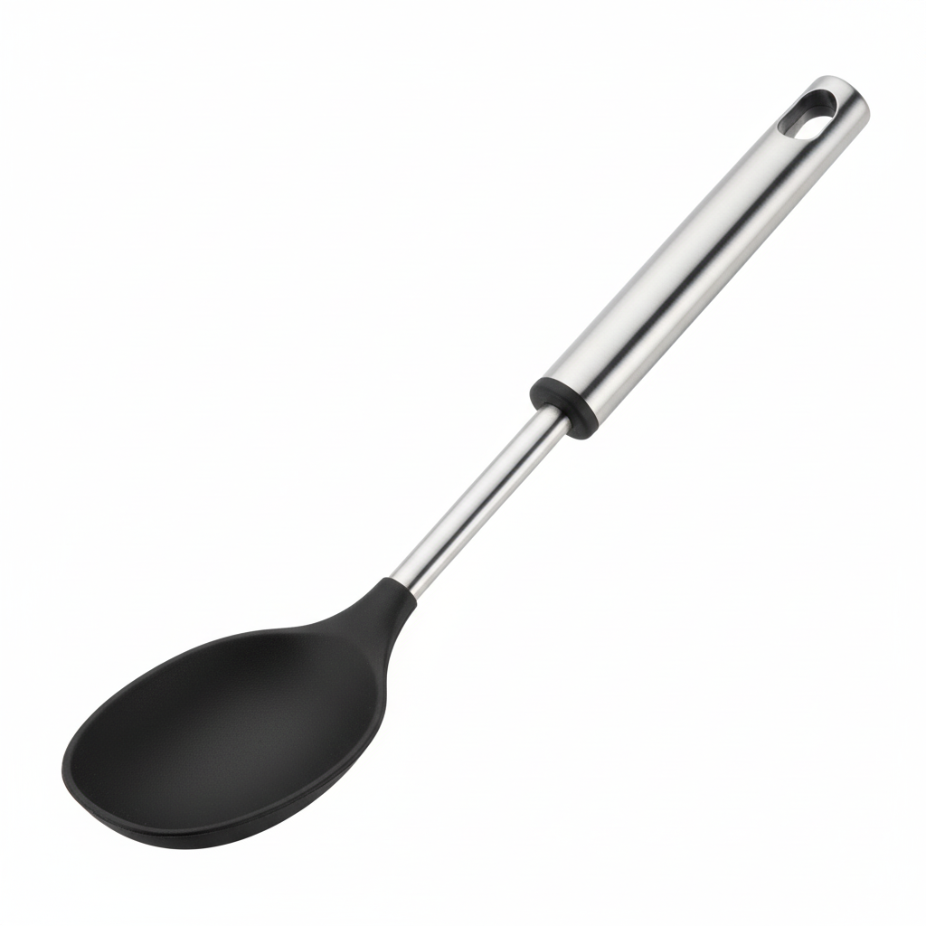 黑色硅胶实心勺-无LOGO