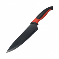 红黑手柄大号厨刀-无LOGO